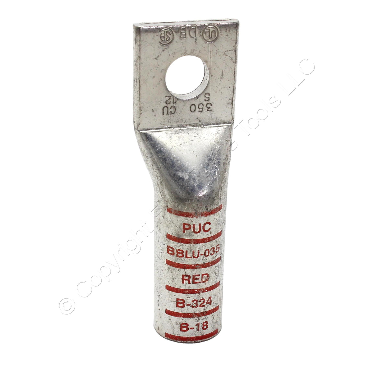 31-Pack Penn-Union Puc BBLU-035 Red B-324 B-18 Battery Cable Lugs 1/2"