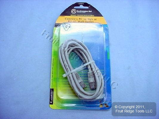 Booted Cat 5 7' Ethernet LAN Patch Cord Cable 60802