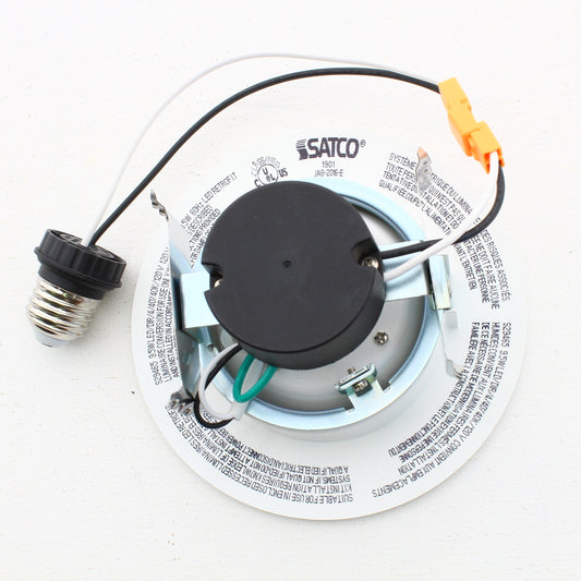 Satco S29465 Transitional LED Downlight in White Finish, 3.47 inches