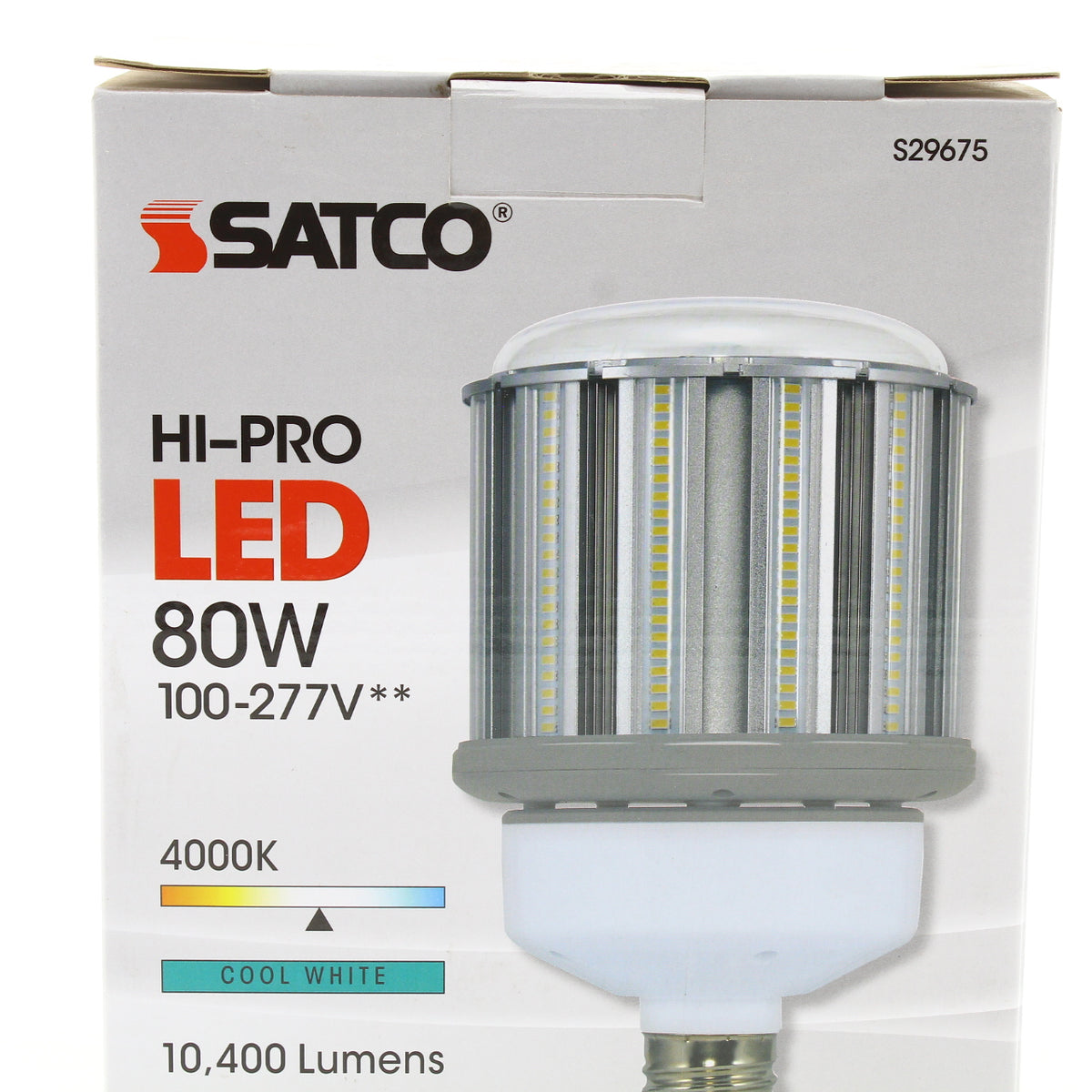 Satco S29675 Mogul Bulb in Light Finish, Color