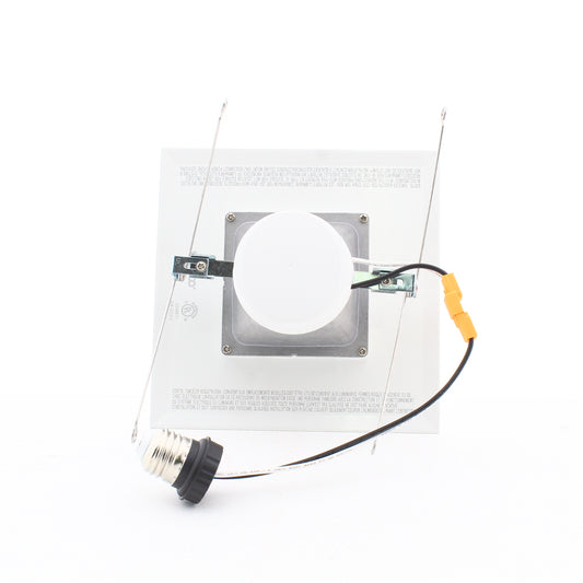 Satco S29770 White 15W LED Recesed Retrofit 5-6" Downlight Square Dimmable 2700K
