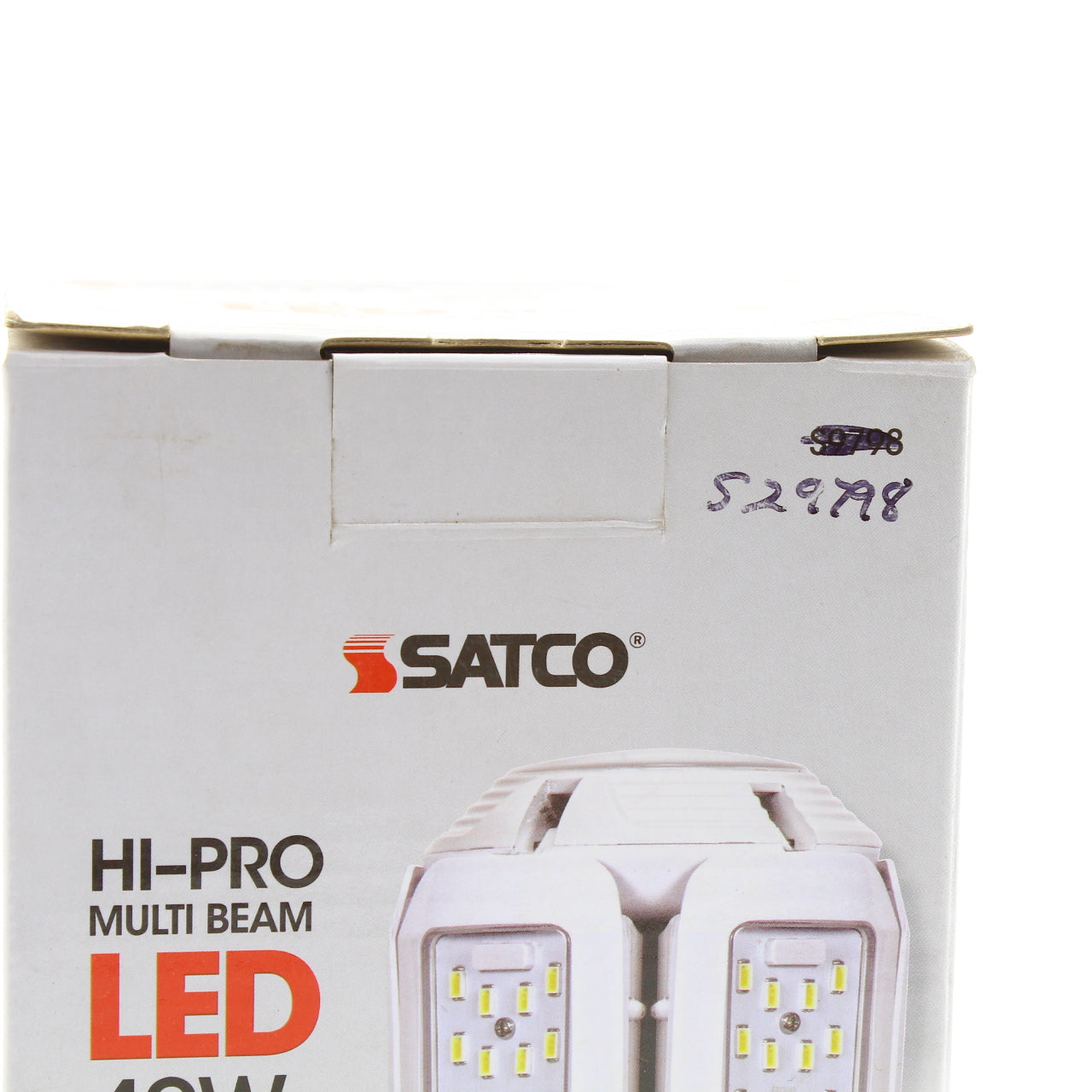 Satco S29798 Mogul Light Bulb in White Finish 7.88" Clear 40 Watts