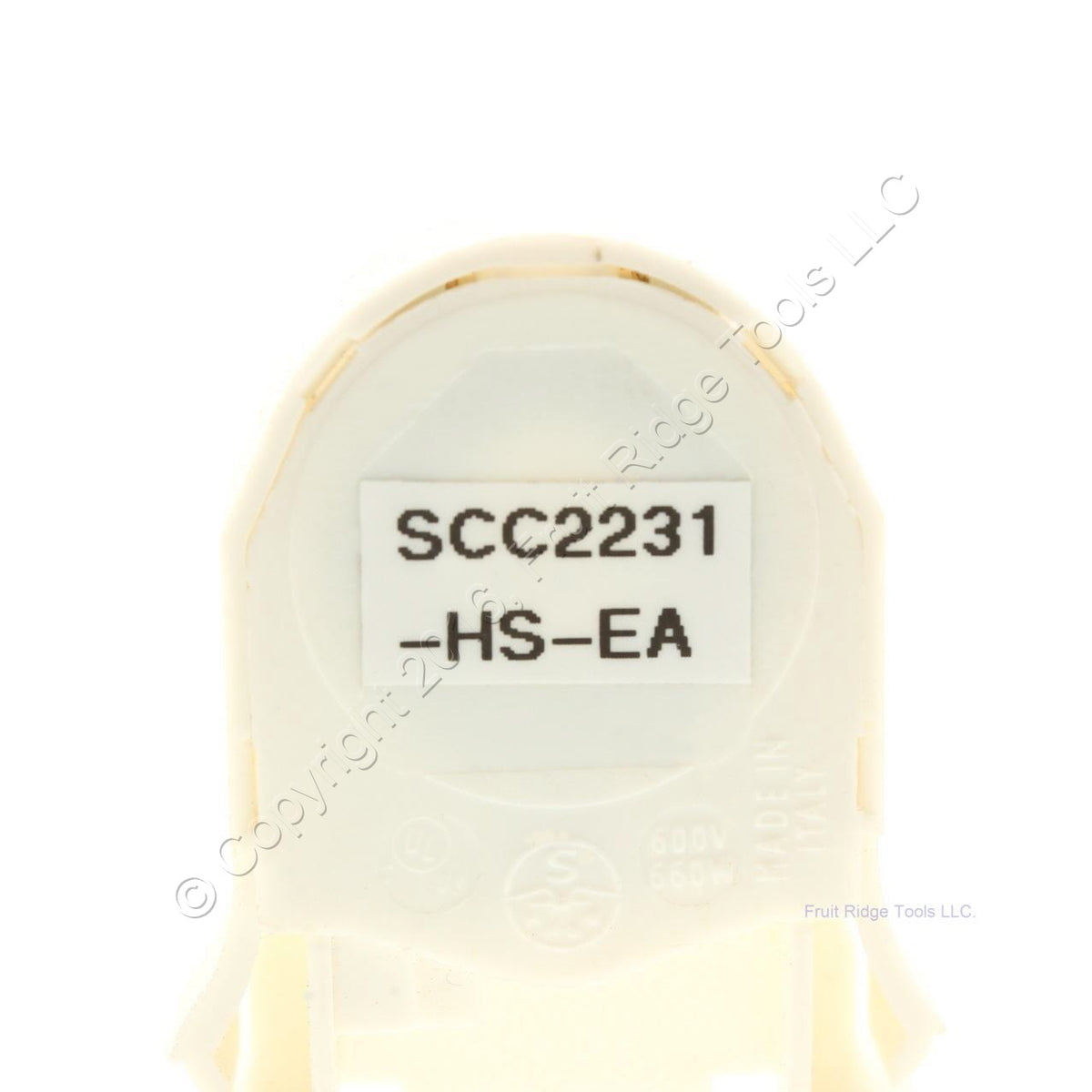 Stucchi 2231-HS White Fluorescent Lamp Holder 600V 660W