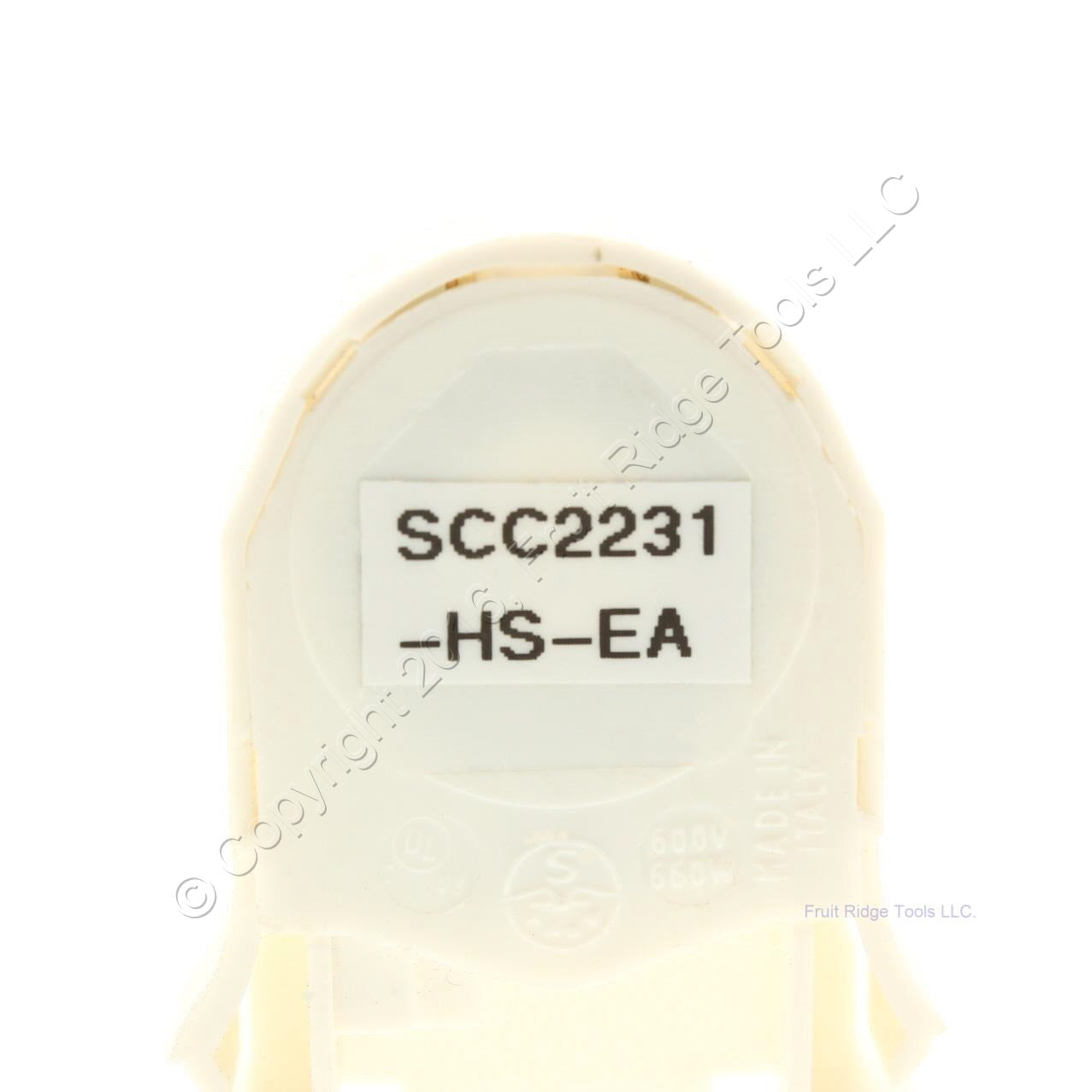 Stucchi 2231-HS White Fluorescent Lamp Holder 600V 660W