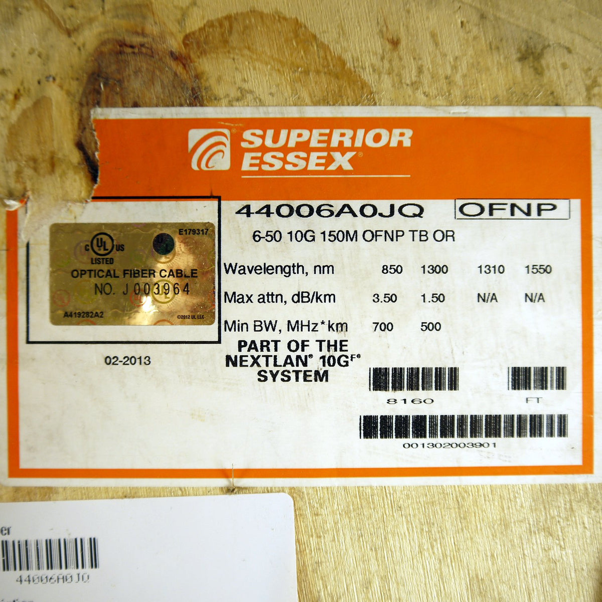 4254ft Superior Essex 6-Fib Premise OFNP 10G Multi-Mode Plenum Fiber Optic Cable