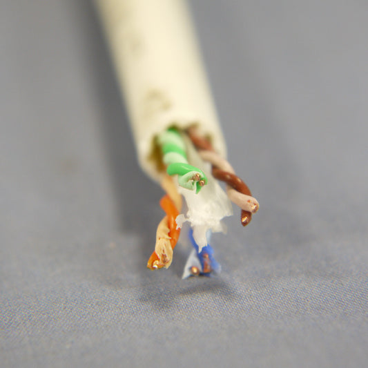 149-Foot Superior Essex White 10Gain Category 6A CMP Riser-Rated Cable 6A-272-4B