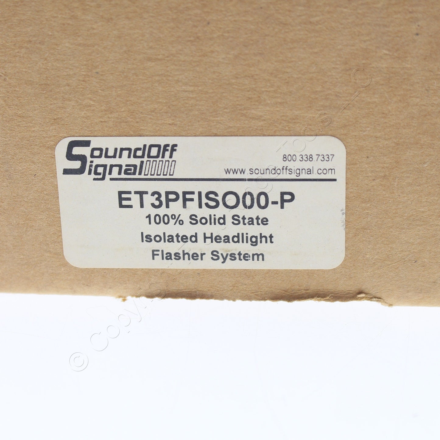 Signal Off ET3PFISO00-P 100% Solid State Isolated Headlight Flasher System