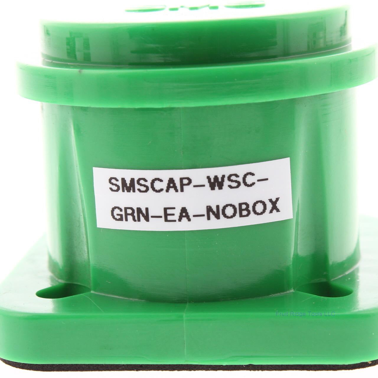 Green Molded Panel Mount Snap Back Cover Protective Cap