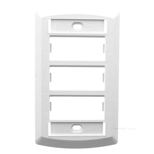 Suttle White 1-Gang Face Plate Adapter Custom Plate with ID Window S-STAR5501-85
