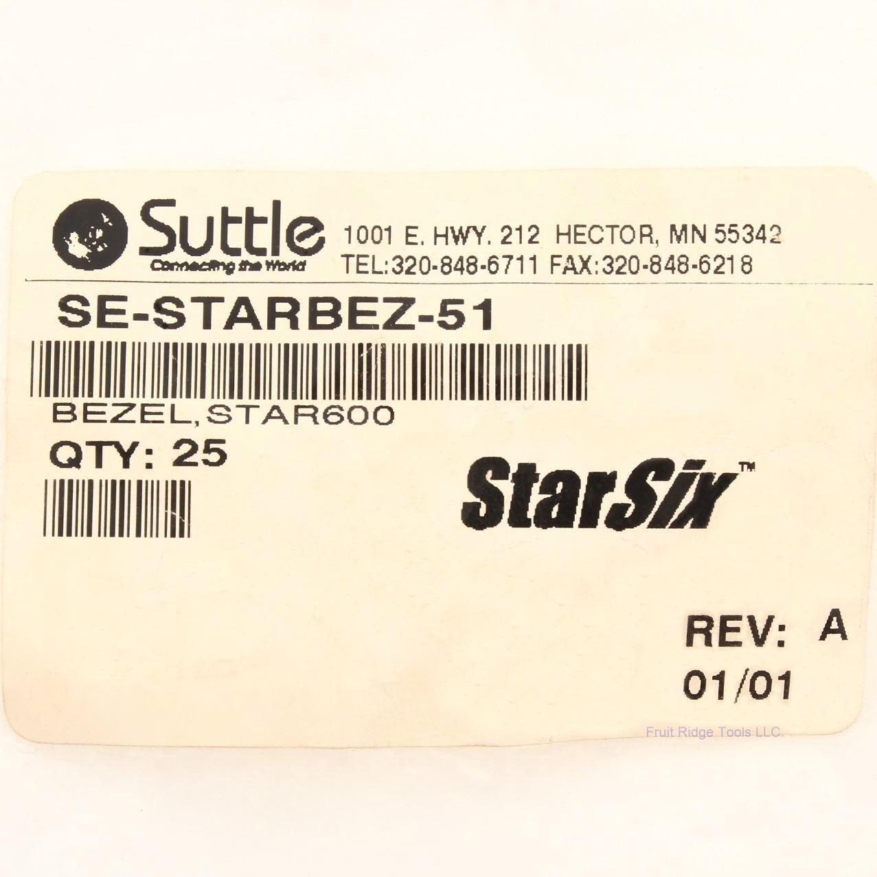 Suttle Star SE-STARBEZ-51 Series 600 Green Empty Jack Insert Bezels StarSix 25pc