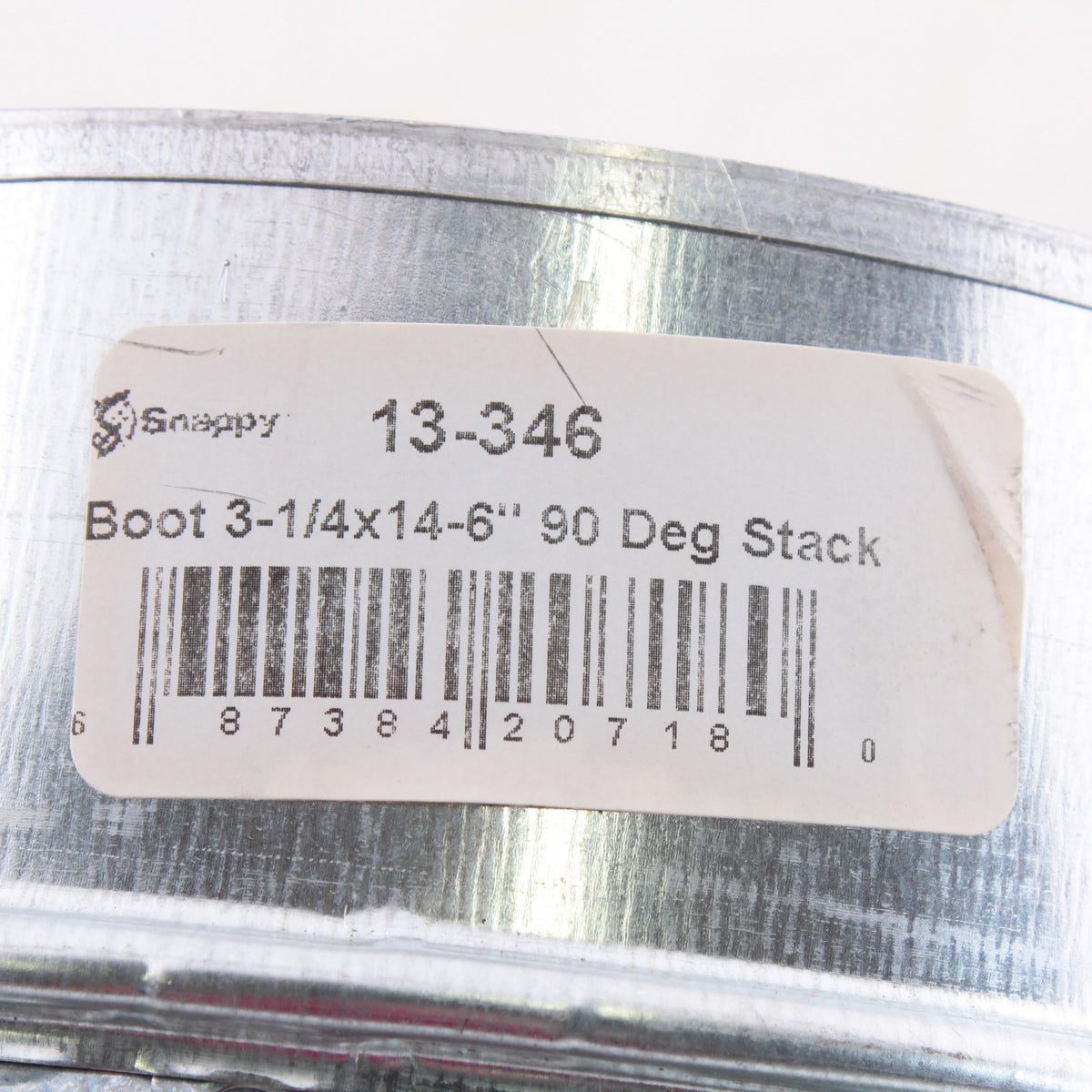Snappy 13-346 Boot 3-1/4" 14-6" 90 Degree Stack