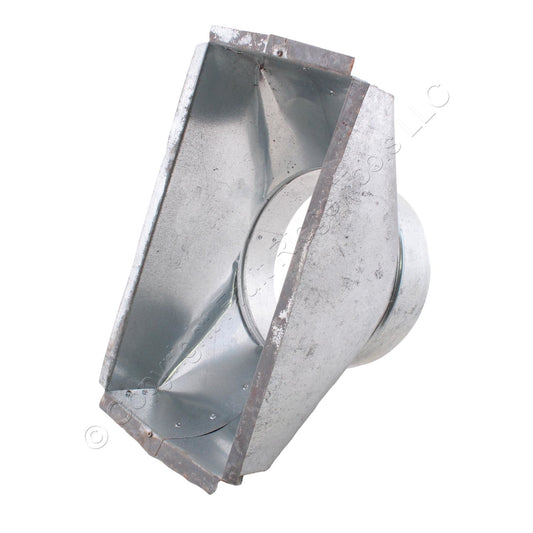 Snappy 82-061207 Galvanized Funnel Register Box 12" Lx6" W Steel Hot Dipped