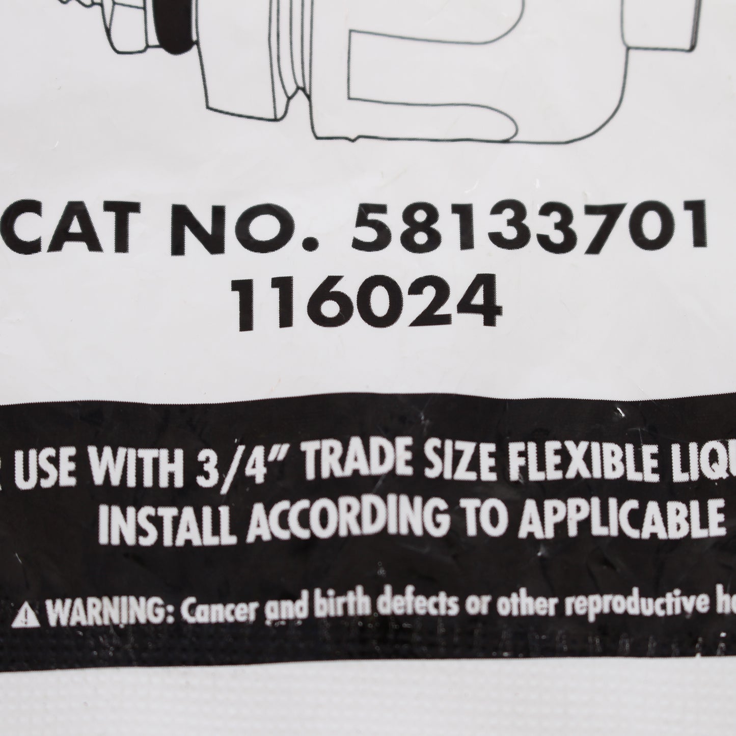 10 Southwire 58133701 Gray 3/4" Nylon Liquid-Tight Fitting Type-B Connectors
