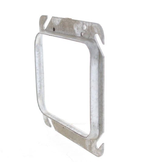 Steel City 52C37 4"x4" 2.3 cu-in 1/4D 2-Gang Pre-Galvanized Steel w/o Knockout