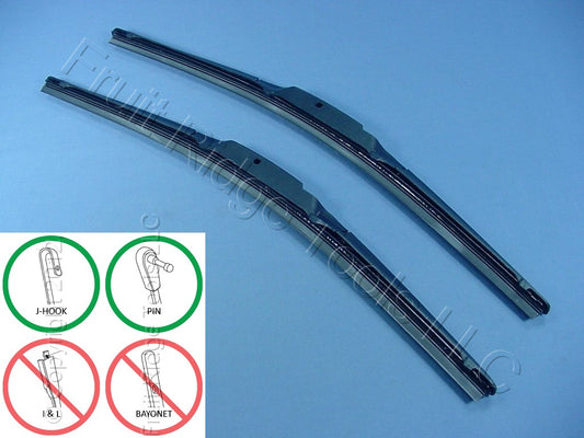 Pair Trico 20-170 17" Dual-Shield Premium All-Weather Windshield Wiper Blades