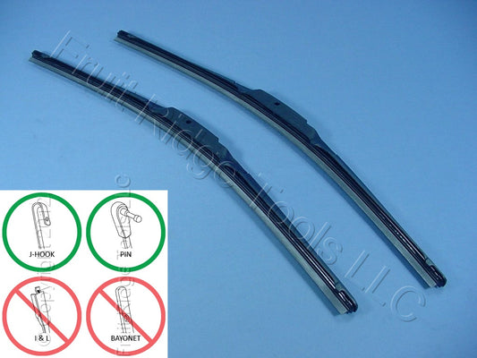 PAIR Trico 20-190 19" Dual-Shield Premium All-Weather Windshield Wiper Blades