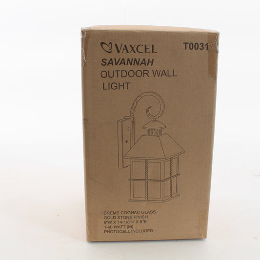 Vaxcel Lighting T0031 Savannah 1 Light Outdoor Wall Sconce 7" Wide