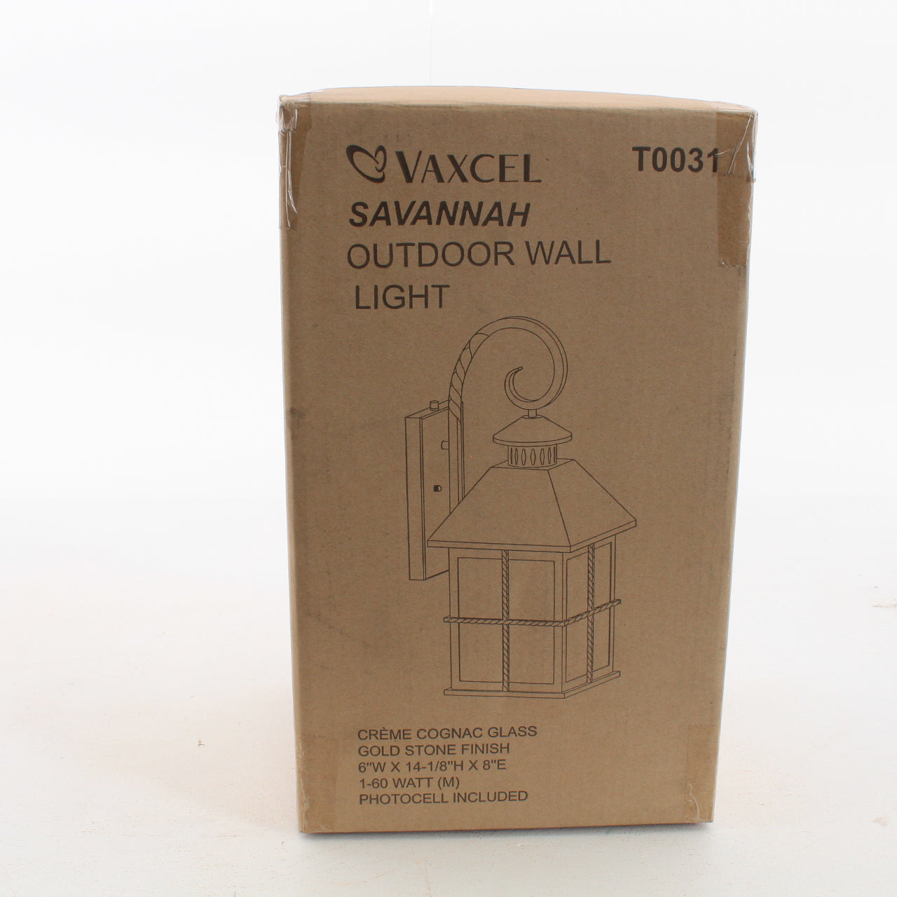 Vaxcel Lighting T0031 Savannah 1 Light Outdoor Wall Sconce 7" Wide