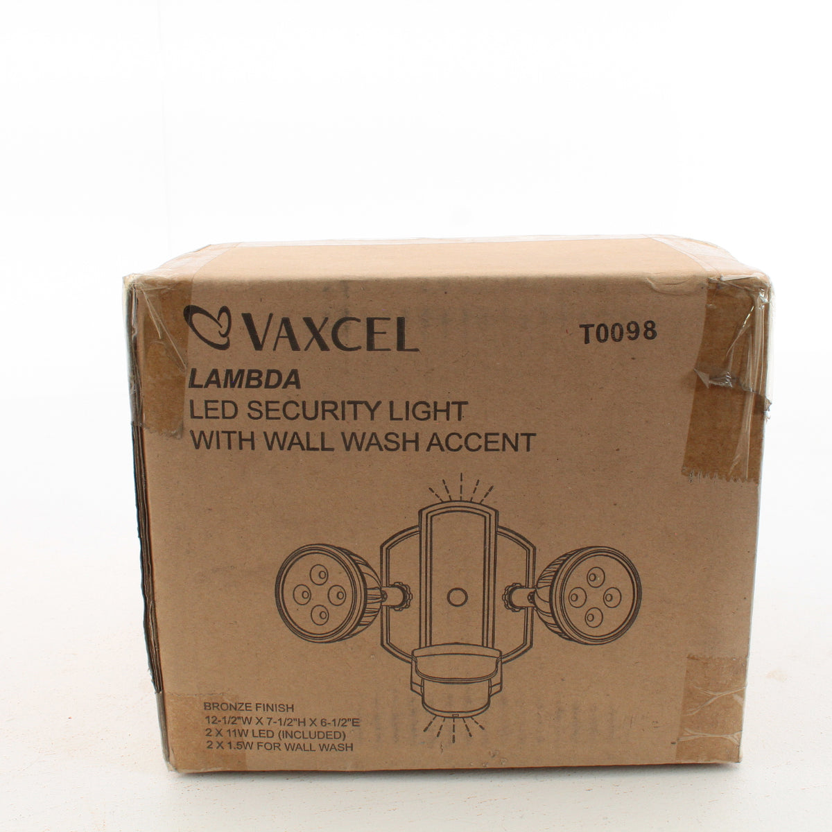 Vaxcel Led Outdoor Wall Motion Sensor T0098 Led Outdoor Wall Motion Sensor