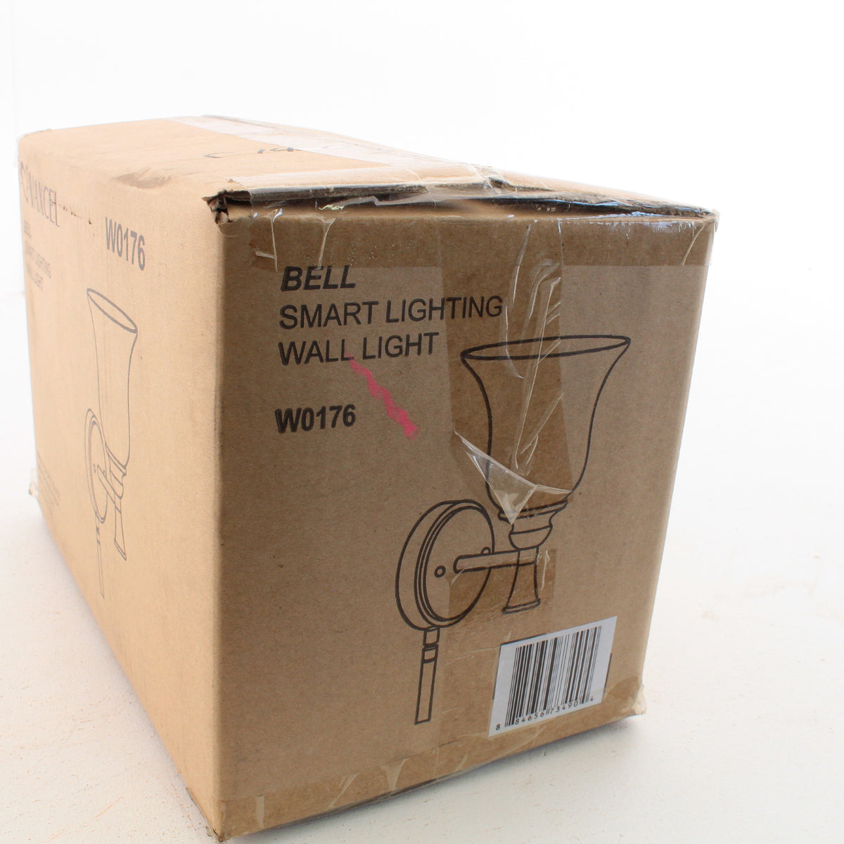 Vaxcel W0176 Indoor Bell 10" Tall Wall Sconce with Instalux Motion Bronze Finish
