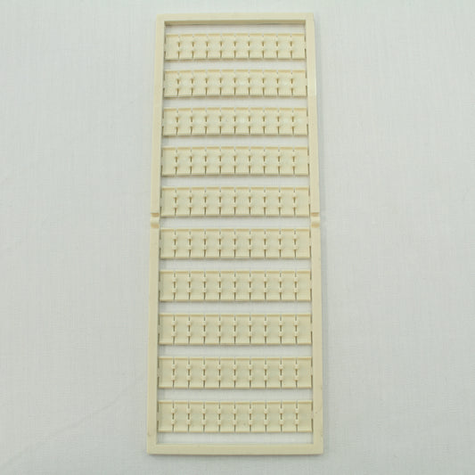 5 Wago White Colored Terminal Block Marker Cards 31-to-40 Horizontal WSB 209-505
