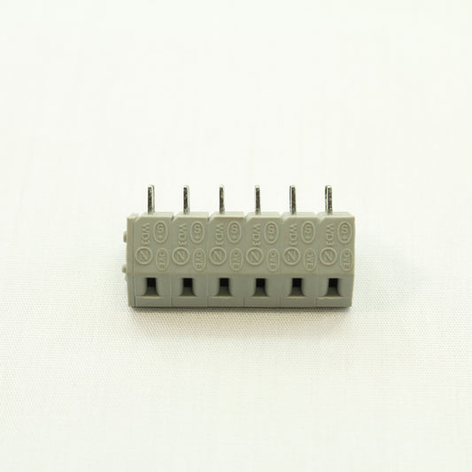 Wago Wire-To-Board Terminal Block 6-Positions 28-12AWG 2.5mm Clamp 236-406