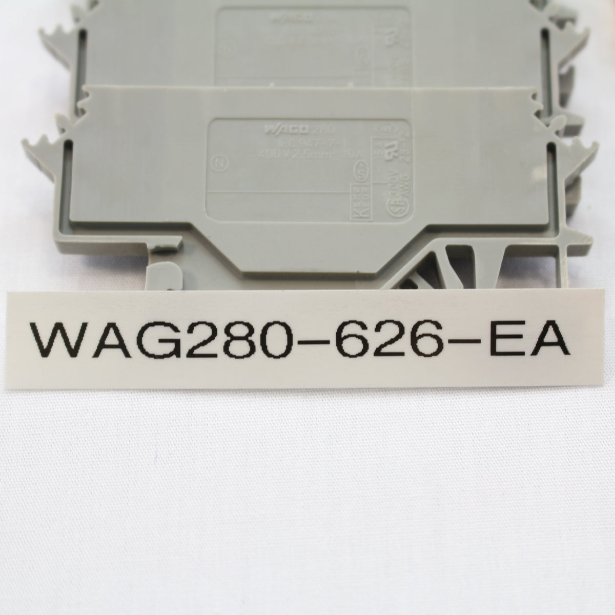5 Wago Din Rail Mount Terminal Blocks 4-Position 28-14AWG 24A Clamp 280-626