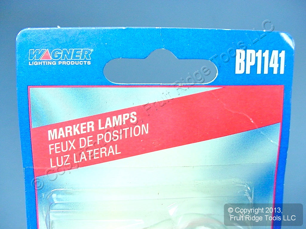 2 Wagner BP1141 Auto Lamp Brake Instrument Parking Turn Signal Light Bulbs