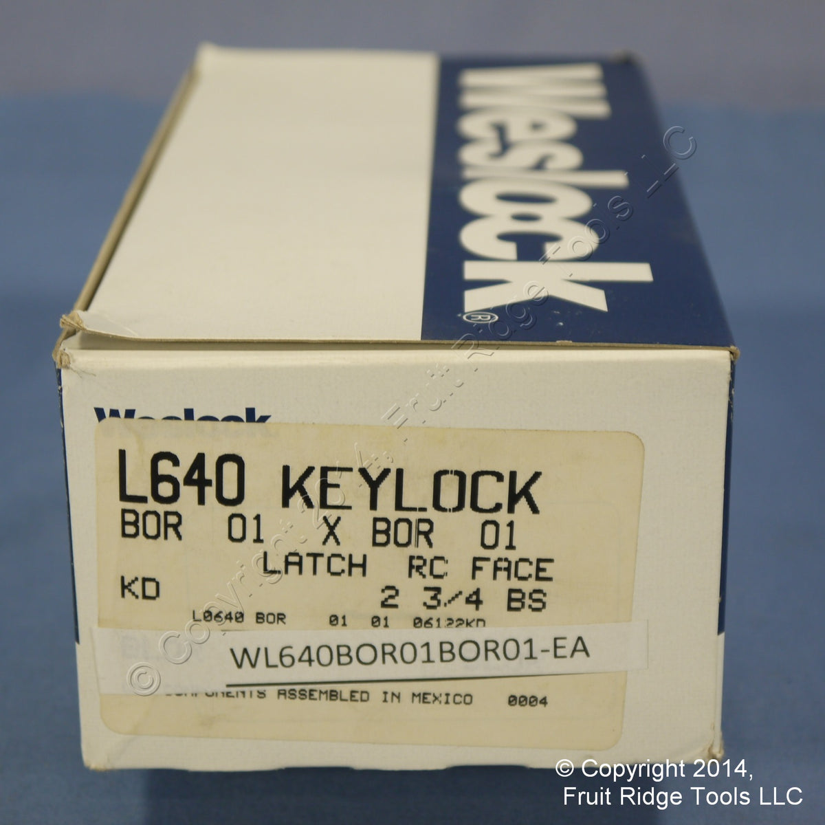 Left Weslock Traditonale Bordeau 640 Gray Keylock Lever Door Handle