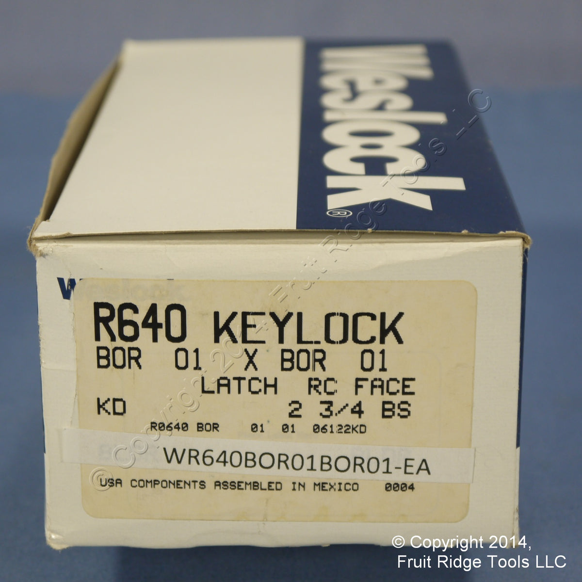 Right Weslock Traditonale Bordeau 640 Gray Keylock Lever Handle