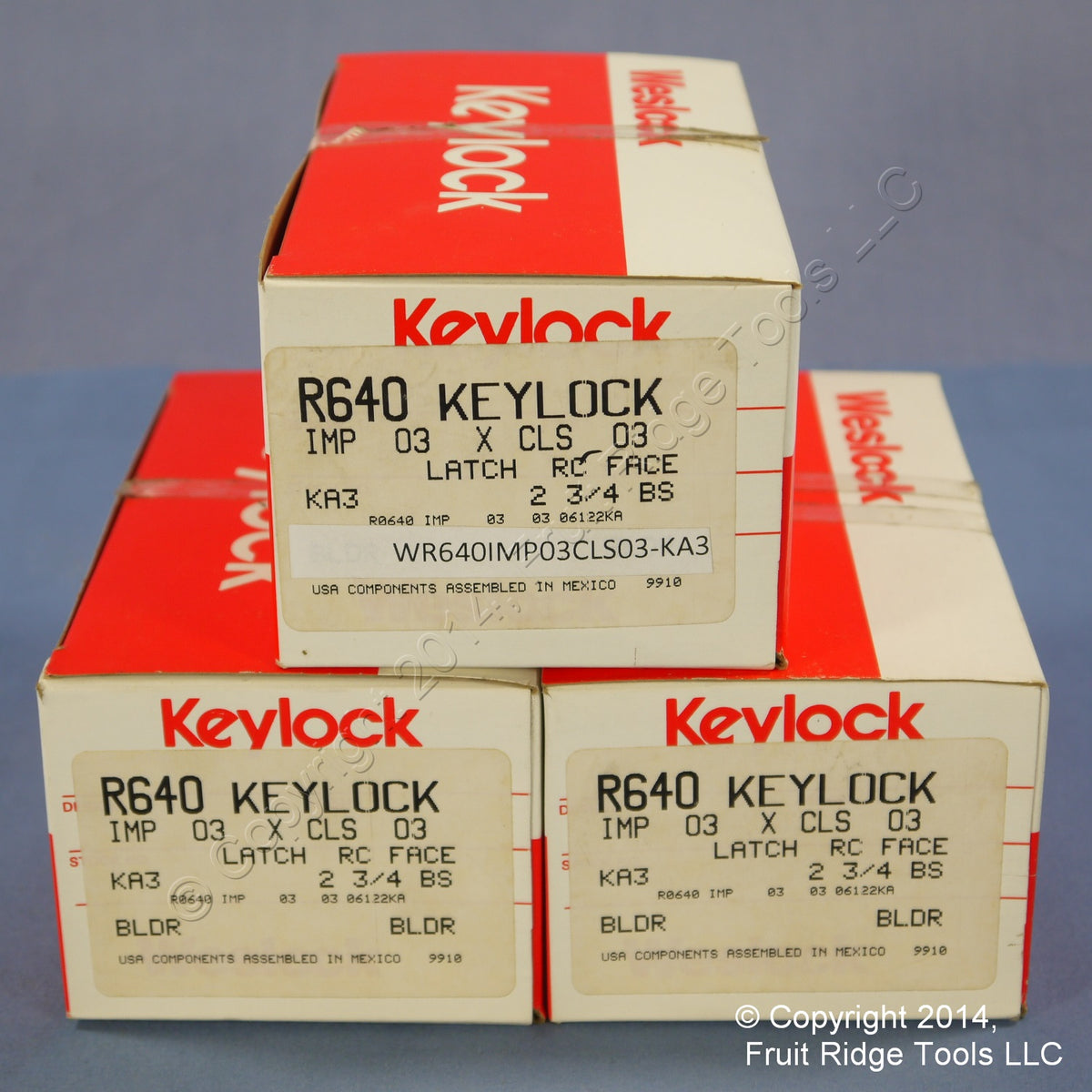 3 Right Weslock Traditonale Impresa 640 Polished Brass Keylock Knob Calais Latch