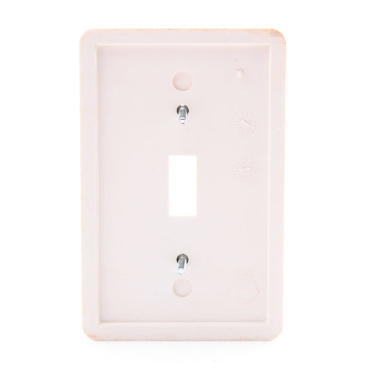 Weybridge SWP102-01 Travertine Beige 1-Gang Cast Stone Toggle Switch Wallplate