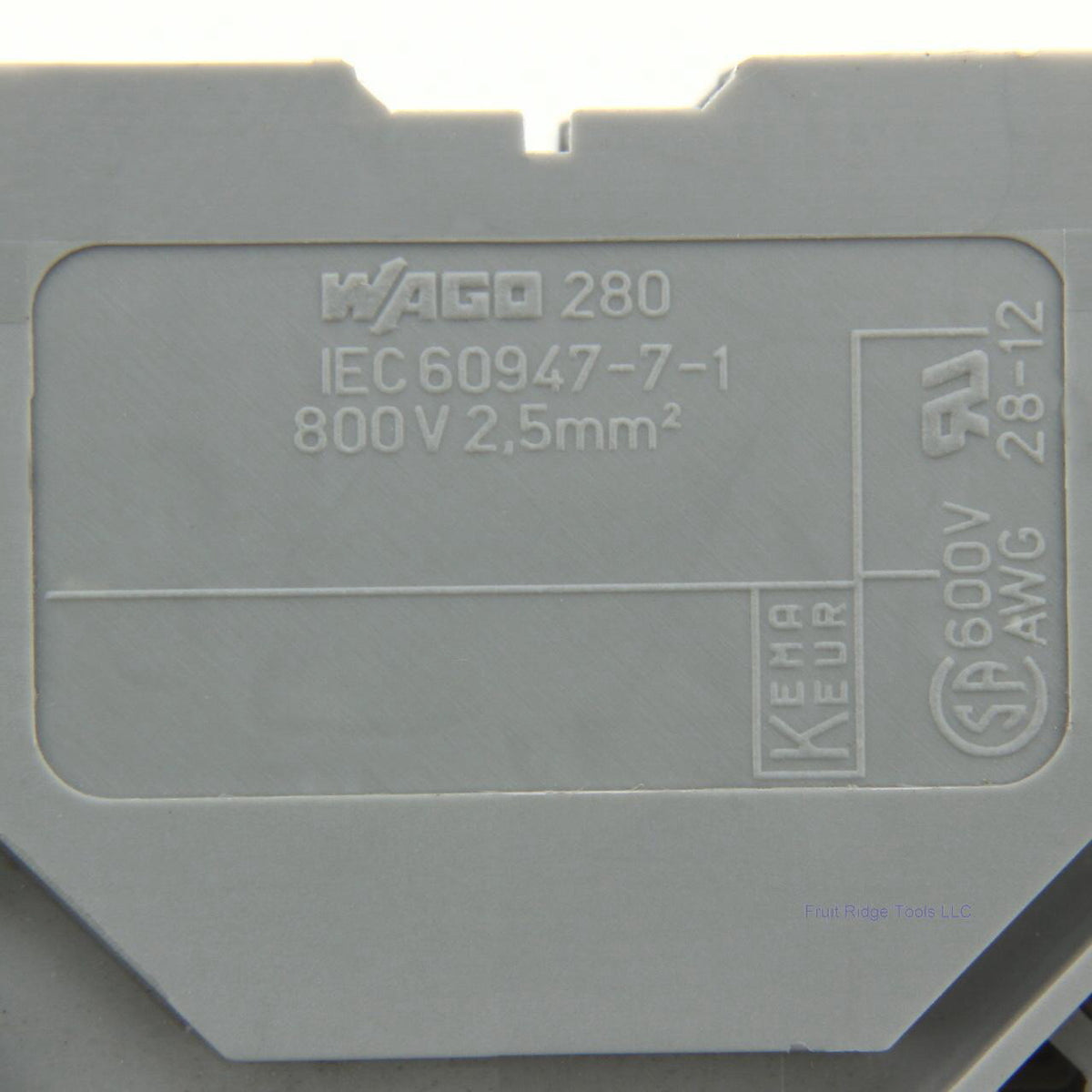 10 Wago Din Rail Mount Terminal Blocks 4-Position 28-14AWG 10A Clamp 280-609