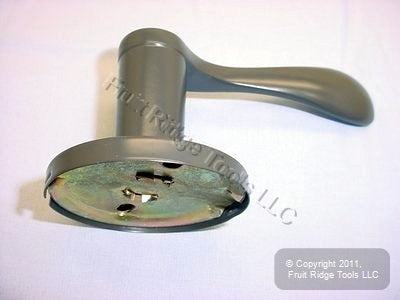 Left Weslock 605BOR01 Traditonale Bordeau 605 Gray Dummy Closet Door Lever