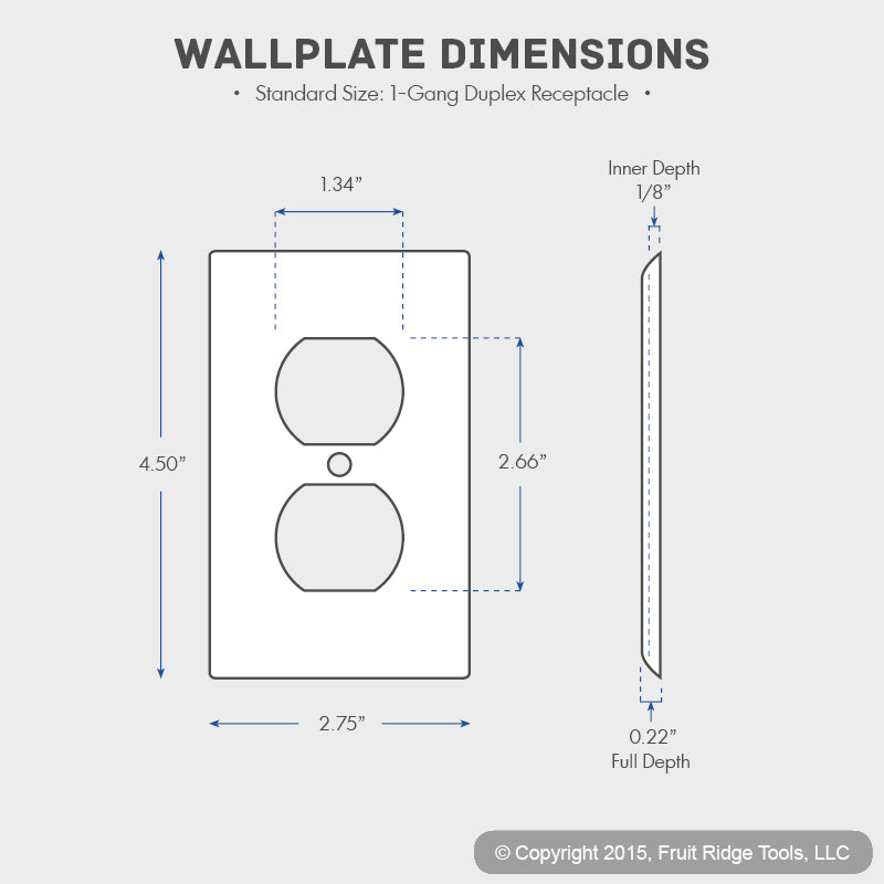 Cooper 2132A Almond 1-Gang Duplex Outlet Receptacle Cover Standard Wall Plate