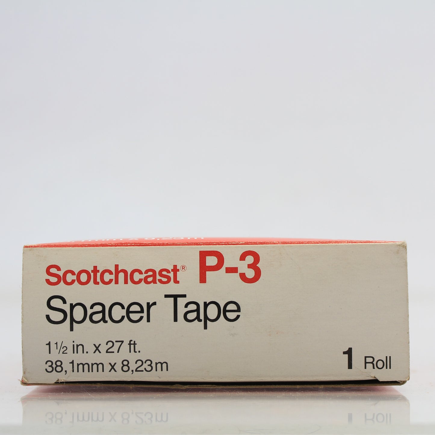 3M Scotchcast P-3 White Spacer Tape Liquid Tight 1-1/2" Wide 27 Ft Long
