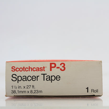 3M Scotchcast P-3 White Spacer Tape Liquid Tight 1-1/2" Wide 27 Ft Long