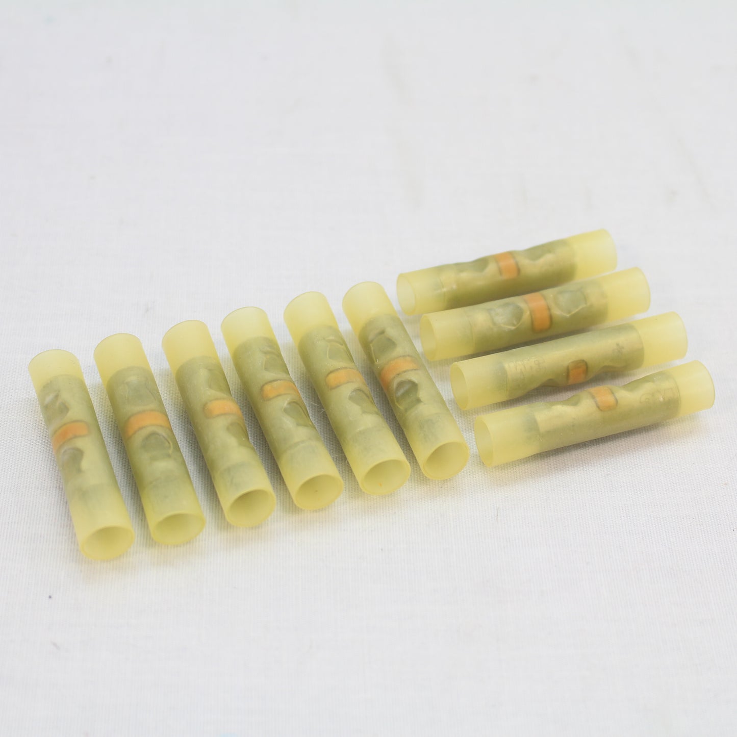 10 3M Yellow Solder Insulator Seal Splice Connectors No Crimp #20-#8 AWG SSC1003