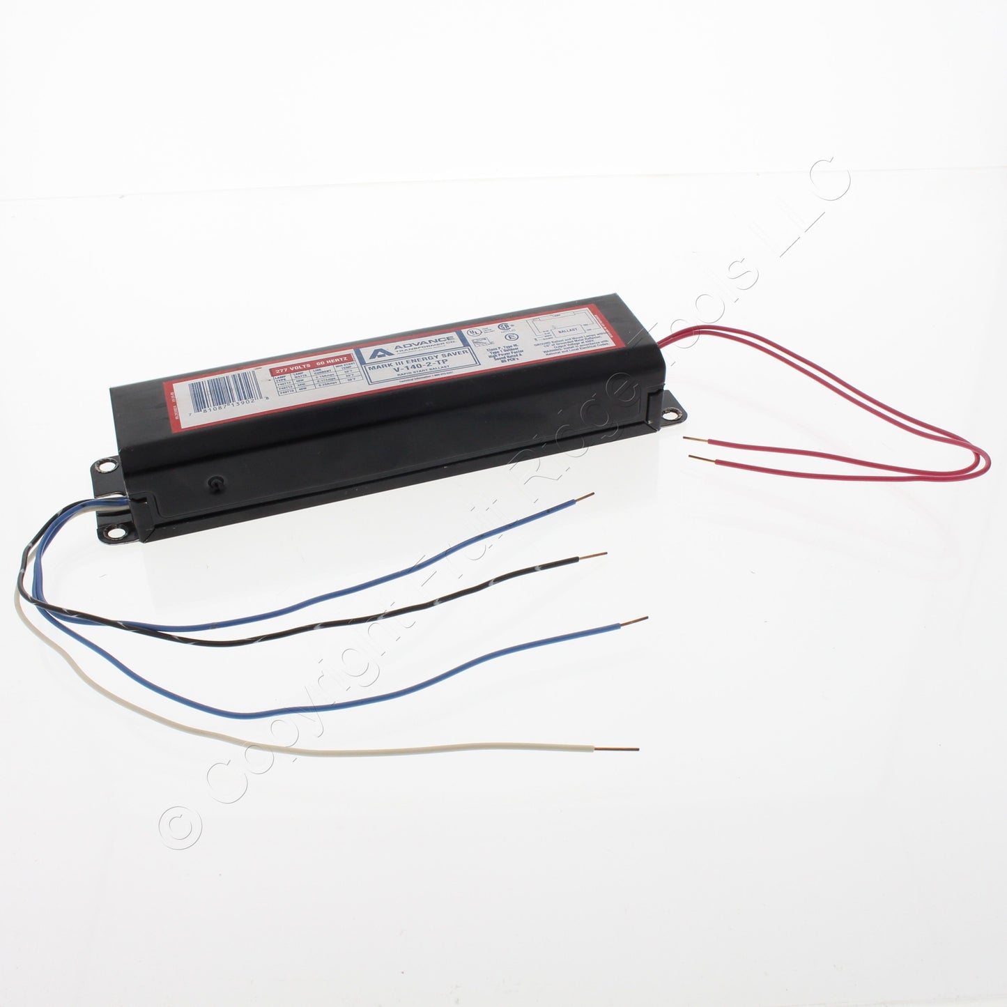 Advance 50 Watt 277 Volt 6-1/2" Length Magnetic Rapid Ballast V140TP