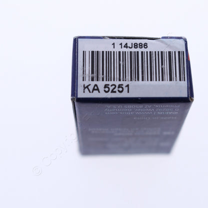 ABUS KA 5251 Keyed Alike Security Padlock 55/25mm Brass w/ 2 Keys 1" Wide
