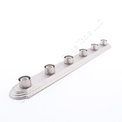 Craftmade 11036BN6 36" Racetrack Bathroom Vanity 6-Light Strip Brushed Nickel