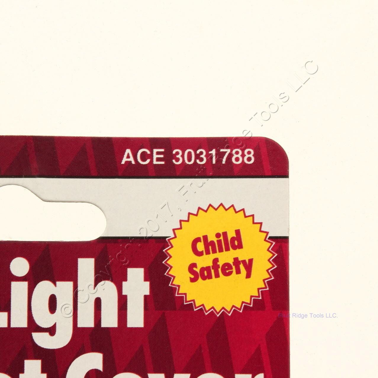 Ace White Outlet Cover Night Light 1/4 W 125V