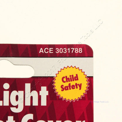 Ace White Outlet Cover Night Light 1/4 W 125V