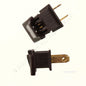 2 Ace 31090 Quick-Connect Straight Blade Plugs 10A 125V 2P2W Brown Non-Polarized