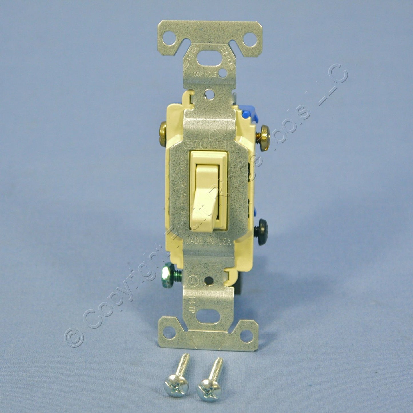 Ace Ivory Residential Grade 3-Way Toggle Wall Light Switch 15A 120V 31119