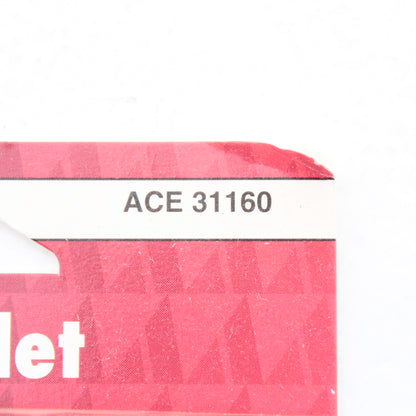 Ace 31160 Brown 2-Wire Polarized Triple Tap 15A Outlet Receptacle Adapter 125V