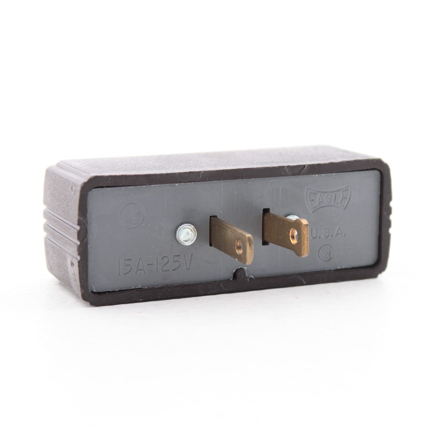 Ace 31160 Brown 2-Wire Polarized Triple Tap 15A Outlet Receptacle Adapter 125V