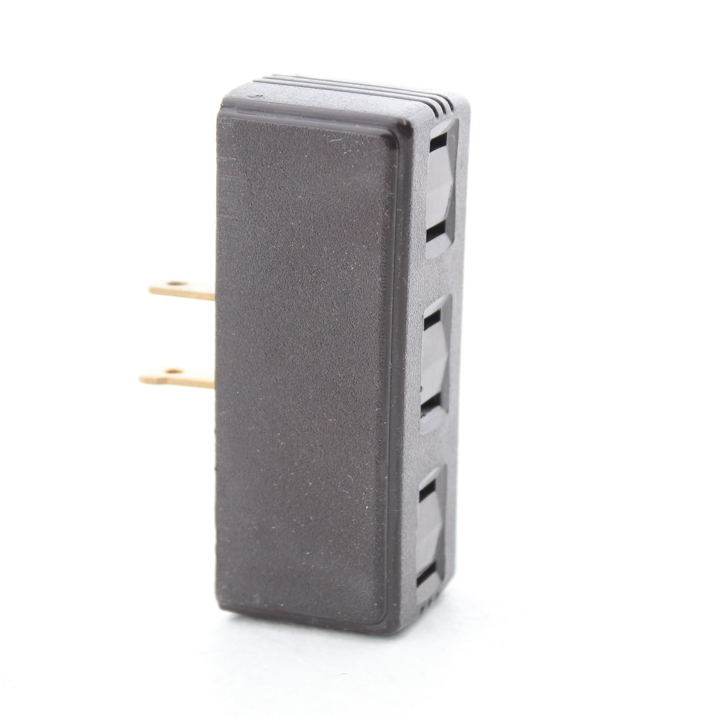 Ace 31160 Brown 2-Wire Polarized Triple Tap 15A Outlet Receptacle Adapter 125V