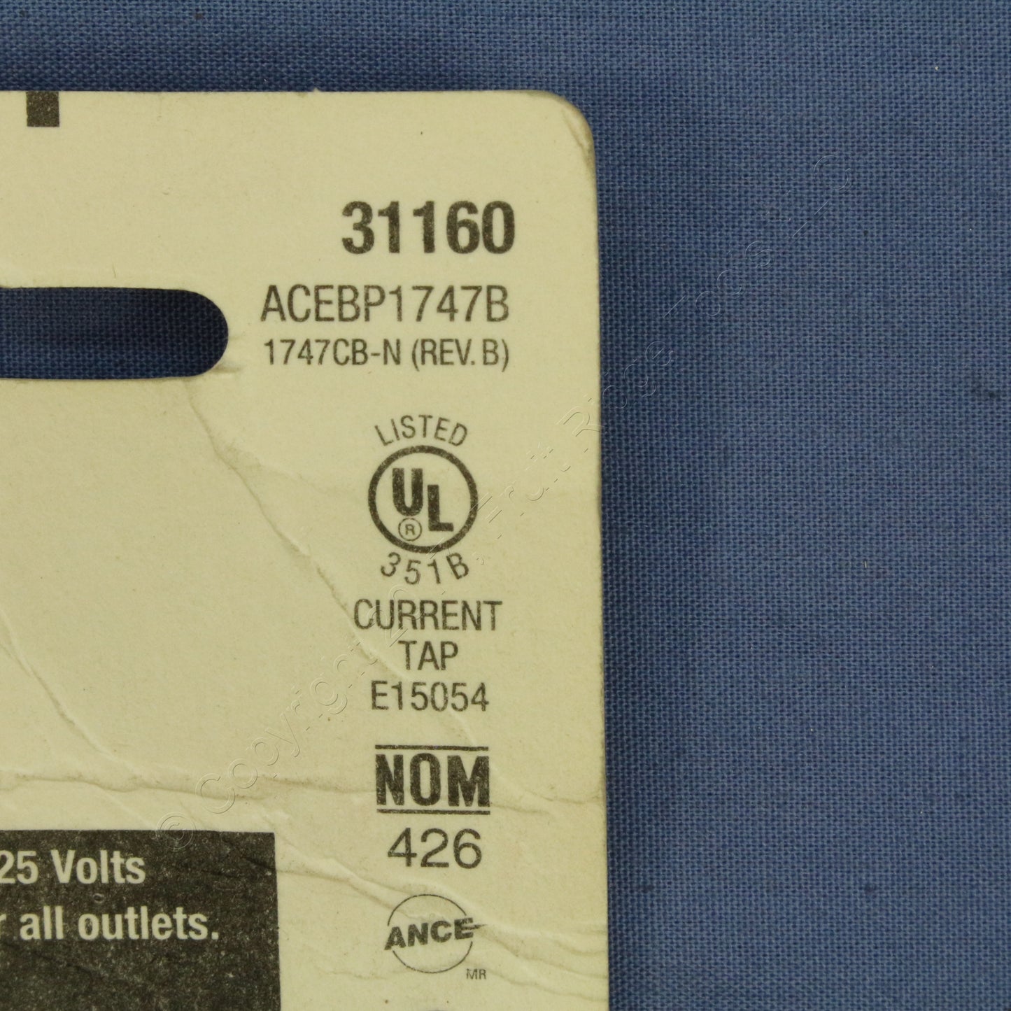 2 Ace Brown 2-Wire Polarized Triple Tap Outlet Receptacle Adapters 15A 31160