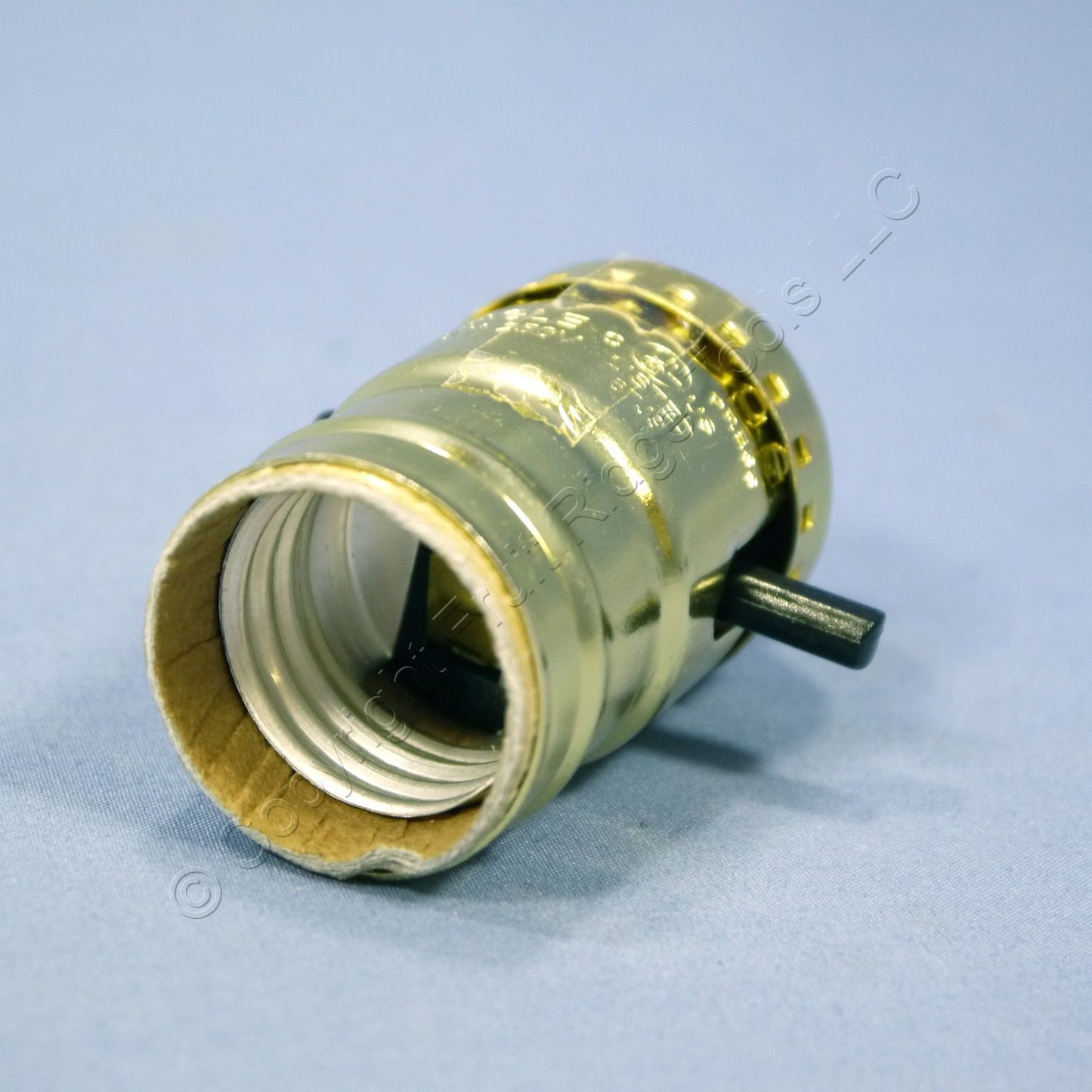 Ace Push-Thru Light Socket Brass 660W 250V Lamp Holder Electrolier 1/8 IPS 31188